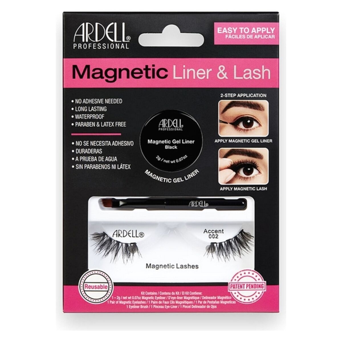 False Eyelashes Magnetic Accent Ardell 36853-0