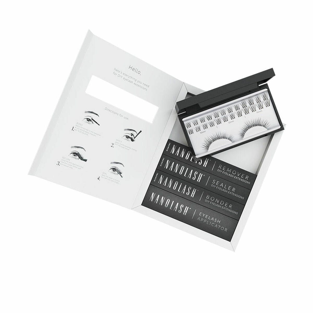 Set of false eyelashes Nanolash Innocent 5 Pieces-0