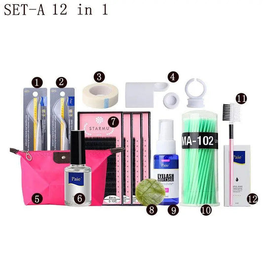 Complete Eyelash Extension Kit - Professional Lash Mastery Set